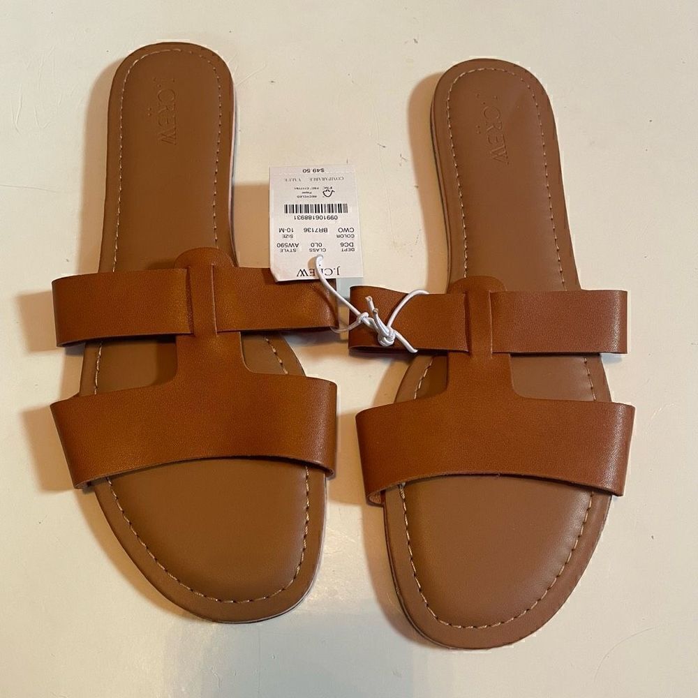 J CREW | beachside slide sandals 10 NWT $50 - Picture 3 of 6
